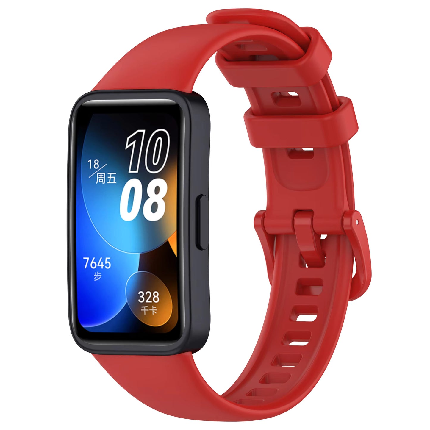 Valente Soft Silicone Sport Strap Compatible with Huawei Band 8 / Band 9 – Comfortable & Adjustable Replacement Wristband