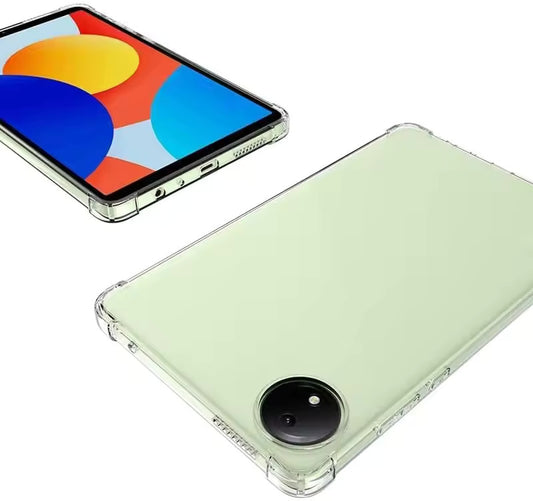 Valente Redmi Pad SE clear case back view scratch-resistant precise cutouts