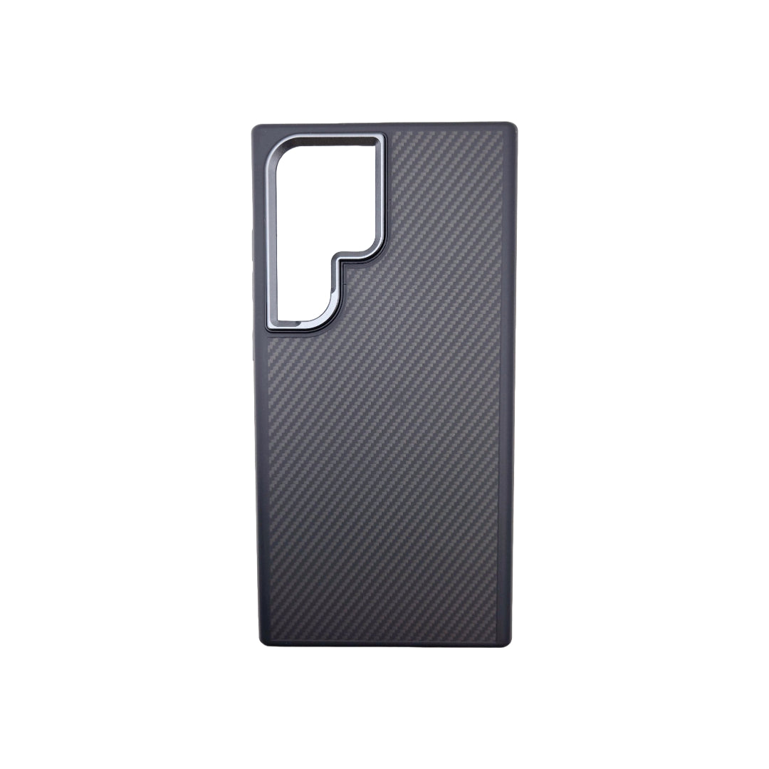 Valente Carbon Fiber Texture Cover Case for Samsung Galaxy S24 Ultra - Slim, Durable, Enhanced Grip