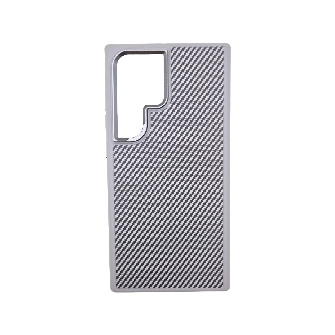 Valente Carbon Fiber Texture Cover Case for Samsung Galaxy S24 Ultra - Slim, Durable, Enhanced Grip