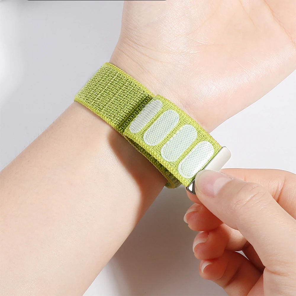 Valente Nylon Strap Compatible with Huawei Watch Fit 3 / Fit 3 Pro / Fit 4 / Fit 4 Pro | Adjustable Breathable Loop Band for Smartwatch