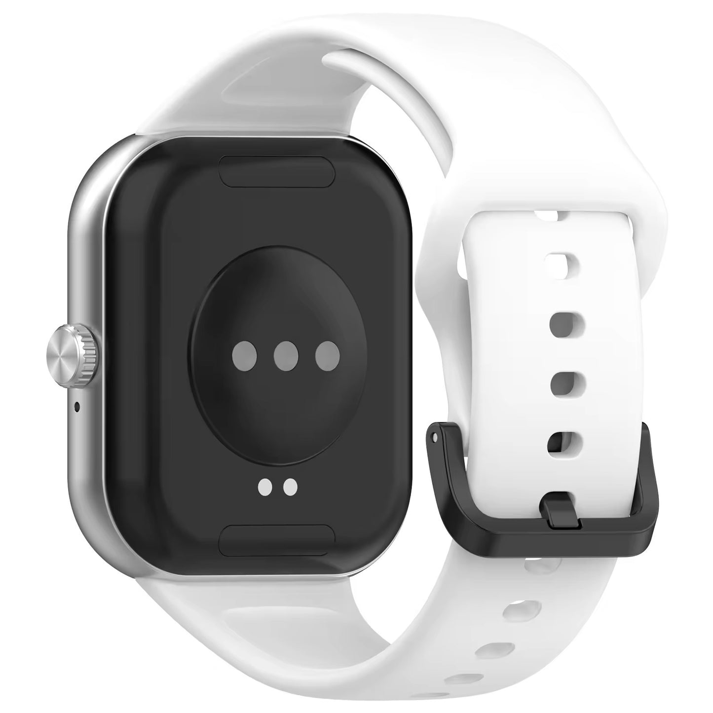 Valente Silicone Strap Compatible with Redmi Watch Move | Soft Replacement Watch Band | Adjustable Sport Wrist Band with Secure Buckle (pack of 2)