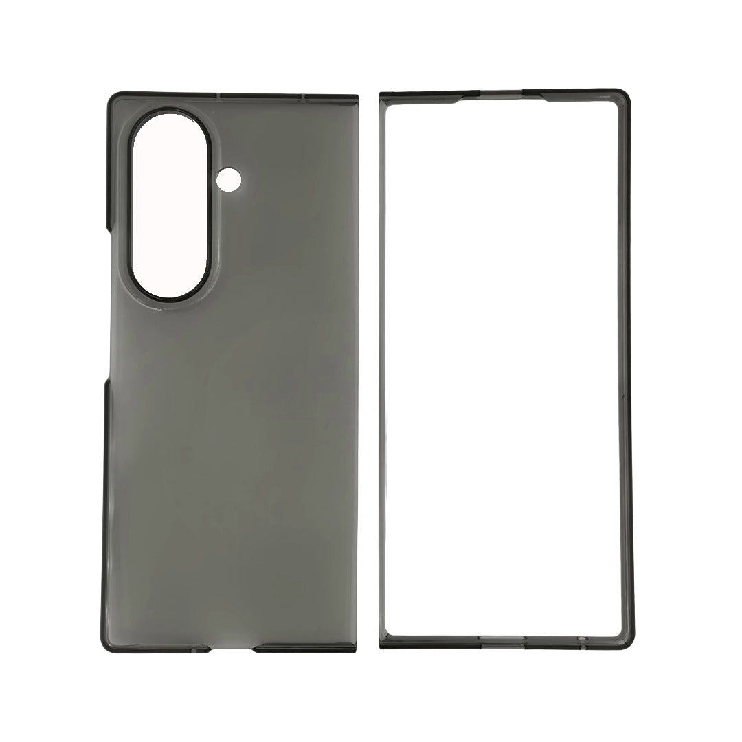 Valente Clear Hard Case Compatible with Galaxy Z Fold 7 – Slim Transparent Protective Cover