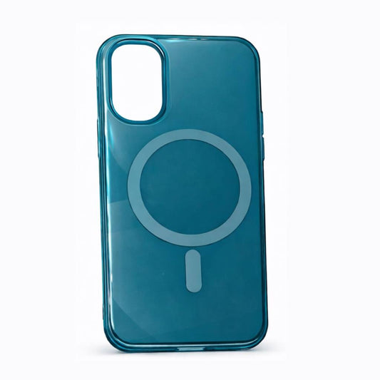 Valente iPhone 17 transparent magnetic case blue anti-yellowing back visible