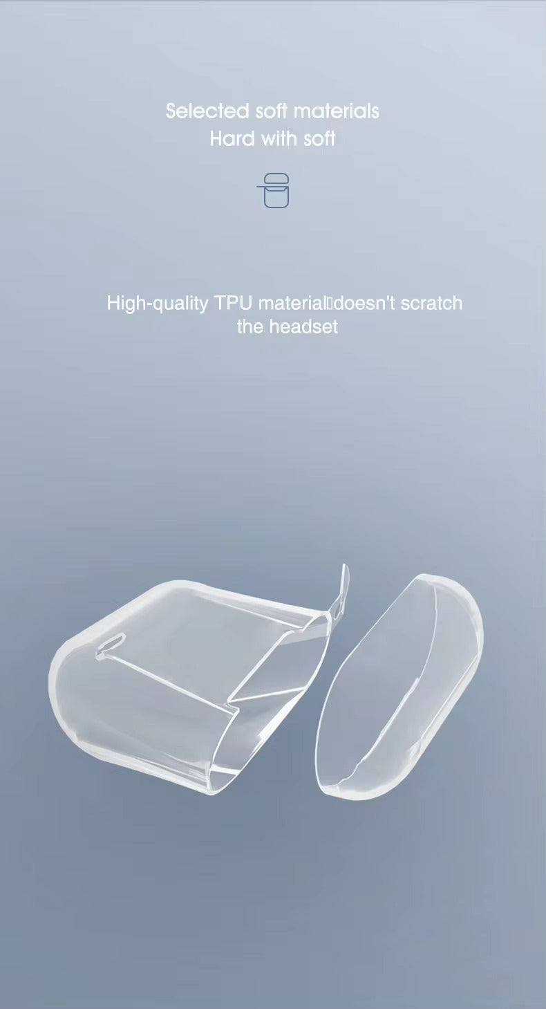 Valente Transparent Case Compatible with Apple AirPods 4 - Slim, Scratch-Resistant Protection
