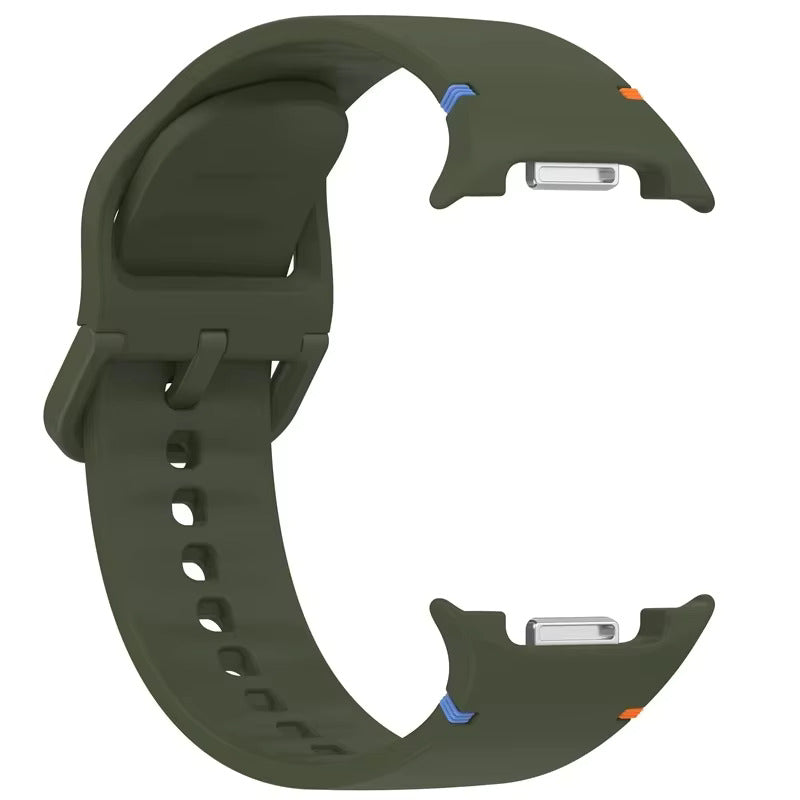 Valente Silicone Sport Strap Compatible with Samsung Galaxy Watch 8 / 8 Classic – Durable Replacement Band with Secure Buckle & Breathable Design