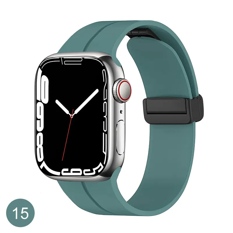Valente Magnet Buckle Strap For Apple Watch Series 8,7,6,5,SE,Ultra