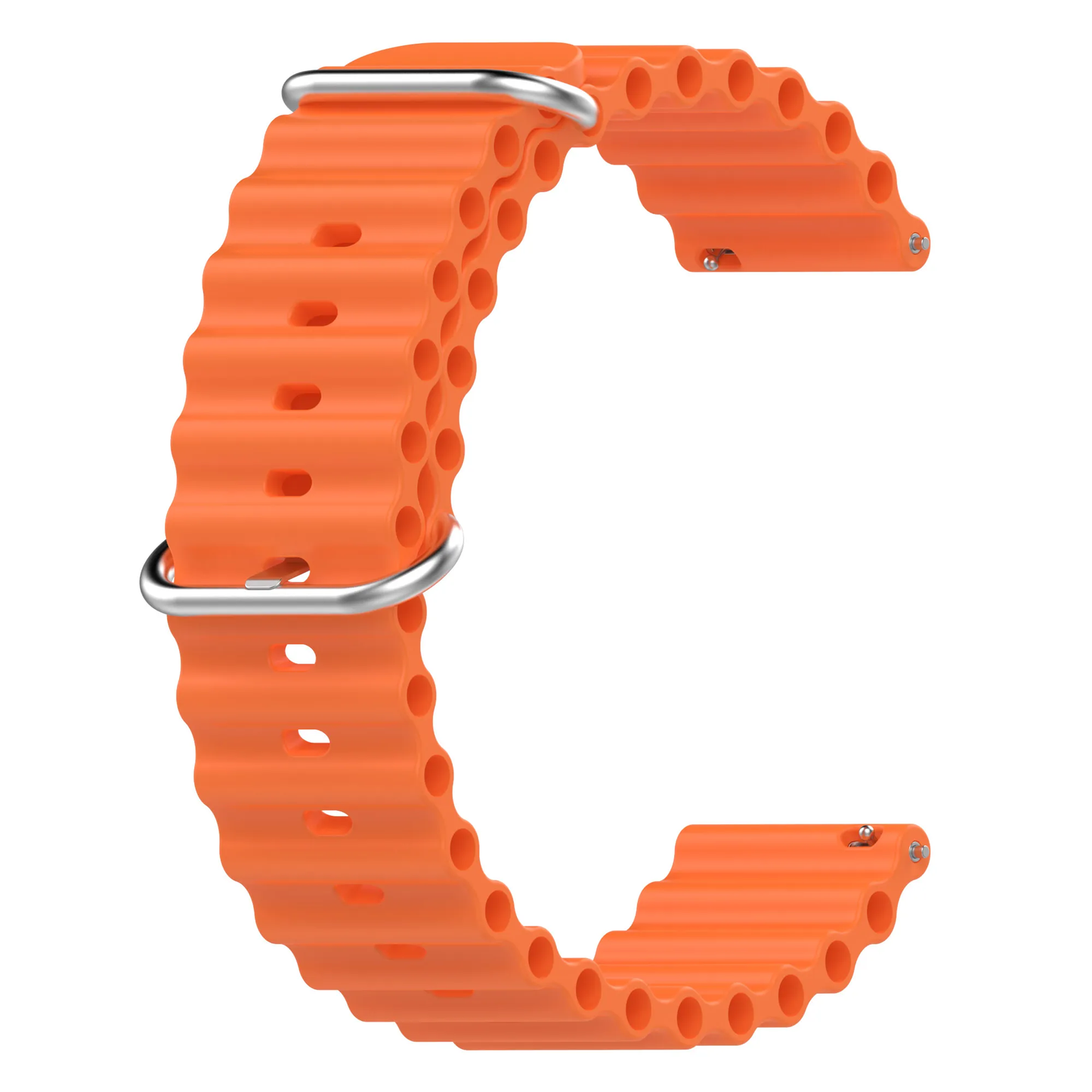 Valente 20mm Ocean Loop Watch Strap for Galaxy Watch Active 2 (40mm & 44mm),Active (40mm), Watch 3 (41mm),Boat Vertex,Amazfit Bip,GTR (42mm),GTS,Dizo Watch 2,firebolt infinity