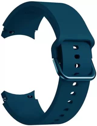 Valente Premium Silicone 20mm Buckle Watch Strap Compatible with Galaxy Watch 4/5/6