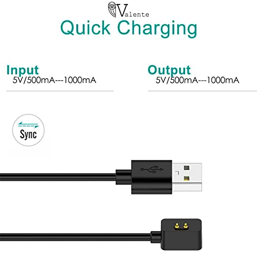 Valente USB Magnetic Charging Cable for redmi Band pro, redmi Watch 2 , redmi Watch 2 lite