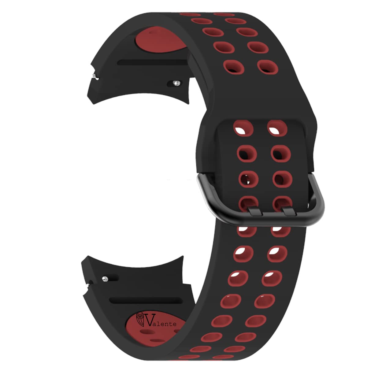 Valente Premium Silicone 20mm Buckle Watch Strap For Samsung Galaxy Watch 4/5/6