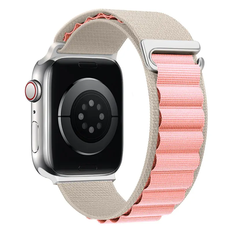 Valente Nylon Alpine Loop 42/44/45/49mm Strap Compatible with Apple Watch Series 8,7,6,5,SE,Ultra