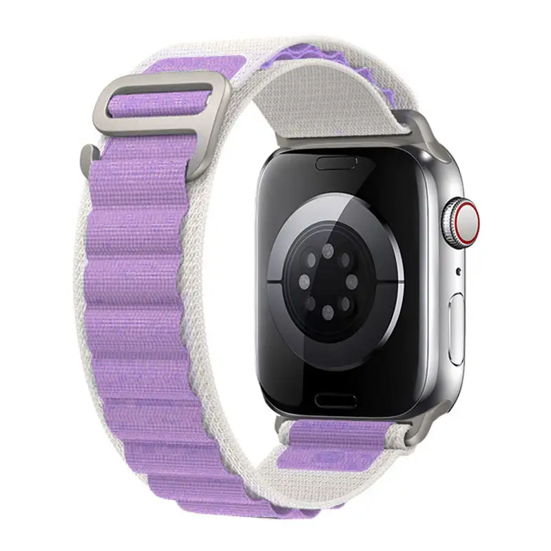 Valente Nylon Alpine Loop 42/44/45/49mm Strap Compatible with Apple Watch Series 8,7,6,5,SE,Ultra