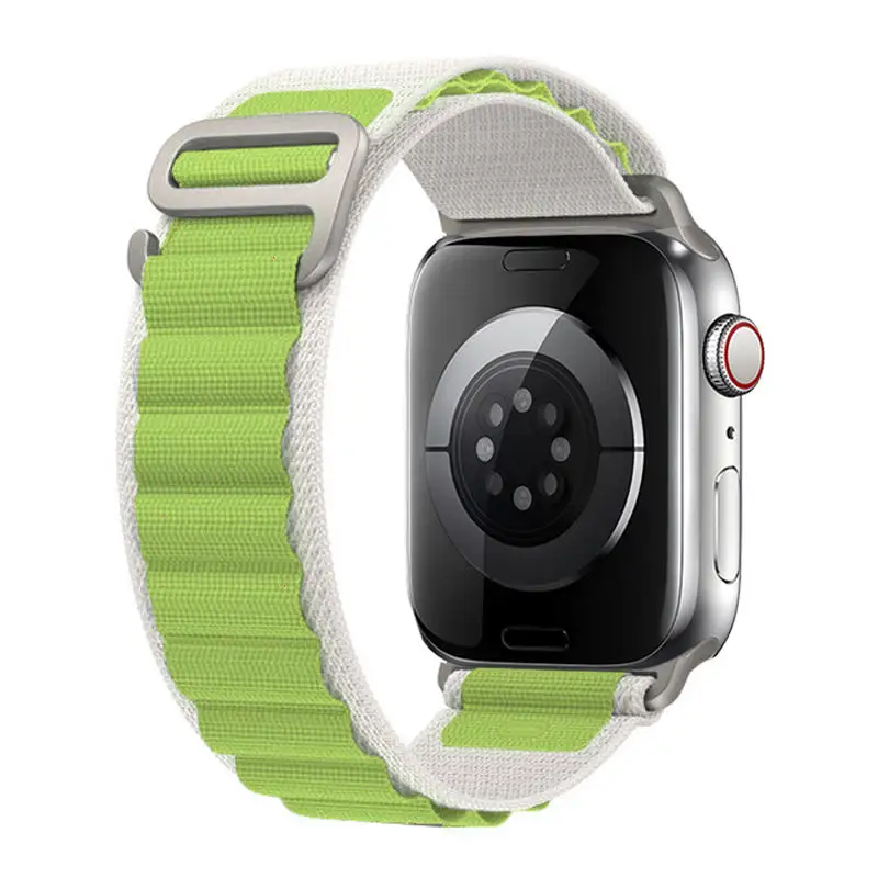 Valente Nylon Alpine Loop 42/44/45/49mm Strap Compatible with Apple Watch Series 8,7,6,5,SE,Ultra