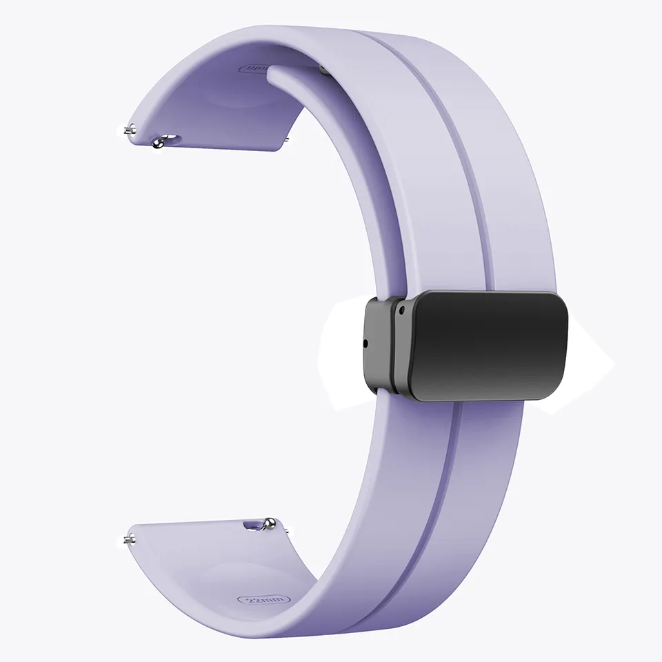 Valente 22mm Magnetic buckle Watch Strap for Noise halo, Colorfit Pro 3,Colorfit Ultra,Oneplus Watch,Fossil Gen 5E 44mm, Gen 5(44mm),firebolt Invincible Plus, Legacy,cobra,Pebble Cosmos Luxe 2.0.