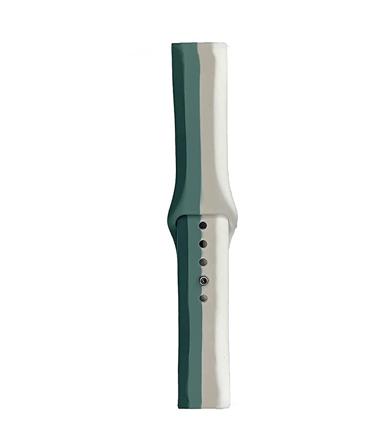 Valente Silicone Rainbow 22mm Watch Strap Compatible with Noise Colorfit Pro 3 , Assist ,Colorfit Ultra, Oneplus Watch, Fossil Gen 5E 44 mm, Gen 5,Realme Watch 2 Pro