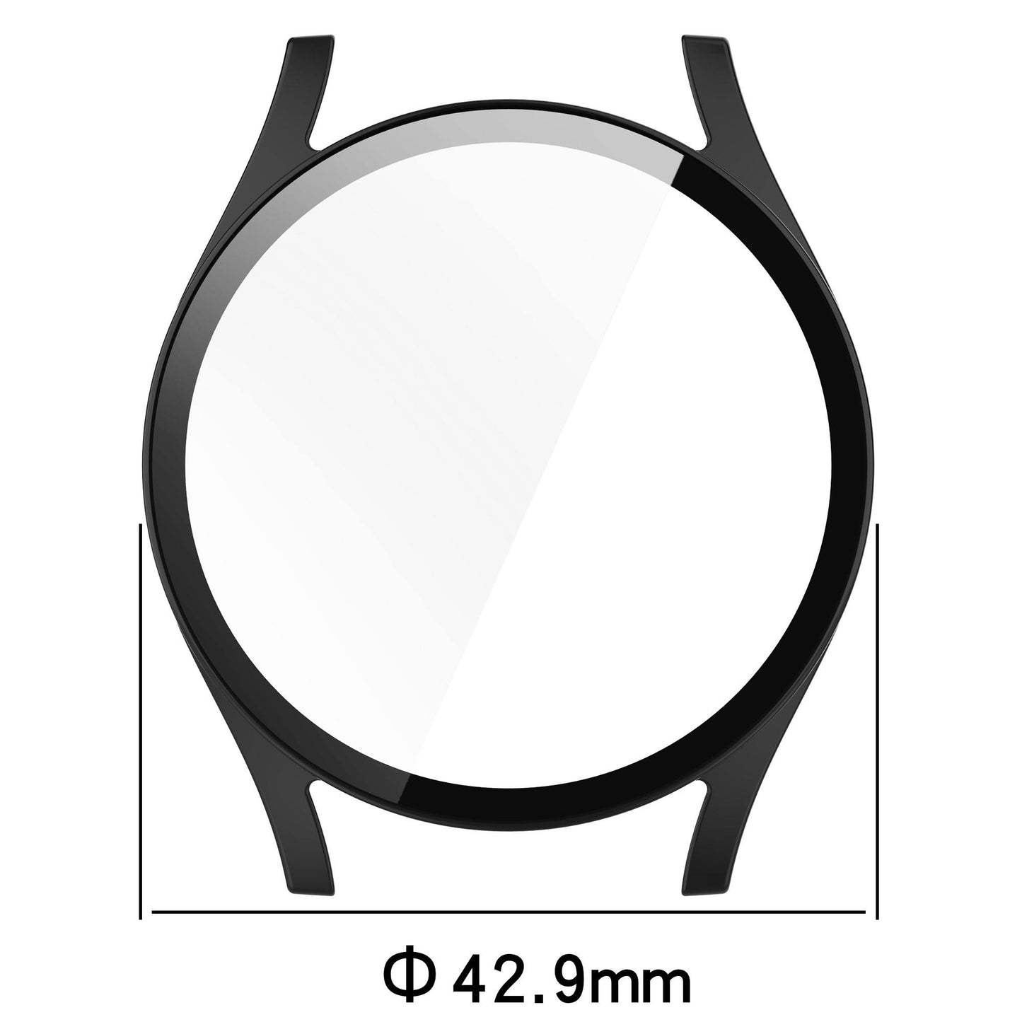 Valente Protective Case with Built-in Screen Protector Compatible with Galaxy Watch 7 (44mm)