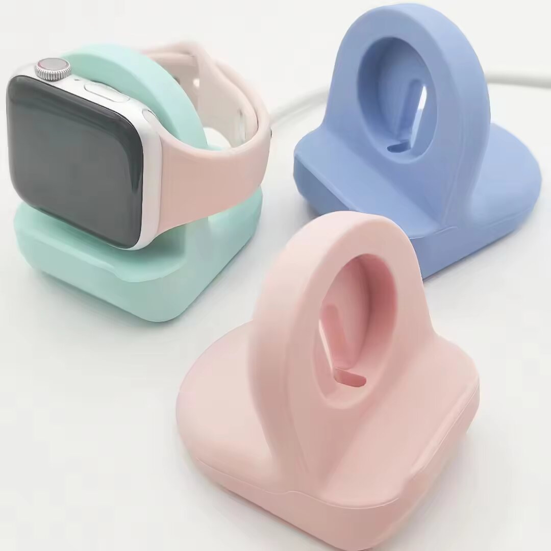 Valente Silicone Watch Charger Stand for Apple Watches(38/40/41/42/44/45/49mm)