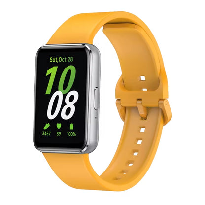 Valente Silicone Watch Straps Compatible for Samsung Galaxy Fit 3 (Pack of 2)