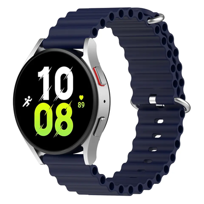 Valente 22mm Ocean Loop Watch Strap for Noise halo, Colorfit Pro 3,Colorfit Ultra,Oneplus Watch,Fossil Gen 5E 44mm, Gen 5(44mm),firebolt Invincible Plus, Legacy,cobra,Pebble Cosmos Luxe 2.0.