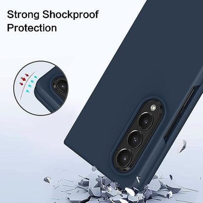 Valente Liquid Silicone Case Cover For Galaxy Z Fold 5
