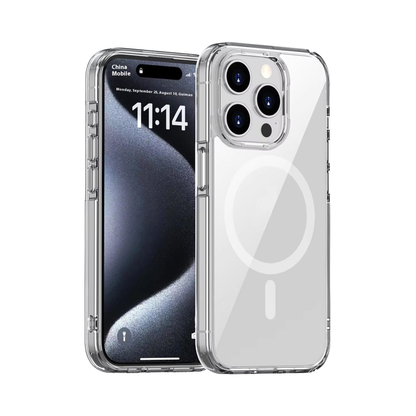 Valente Clear Soft Case Compatible with iPhone 16 Pro Max – Anti-Yellowing, Slim & Shockproof Back Cover