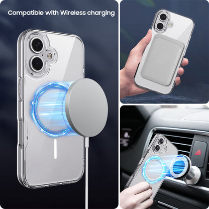 Valente Anti-Yellowing Clear Case Compatible with iPhone 16 – Slim & Shockproof TPU Cover