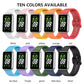 Valente Silicone Watch Straps Compatible for Samsung Galaxy Fit 3 (Pack of 3)
