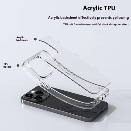 Valente Clear Soft Case Compatible with iPhone 16 Pro Max – Anti-Yellowing, Slim & Shockproof Back Cover