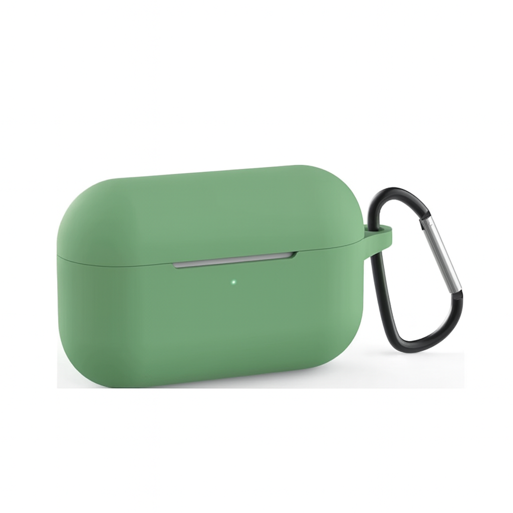 Valente Protective Silicone Case Compatible with AirPods Pro 3 – Shockproof Cover with Carabiner Clip & Full Protection