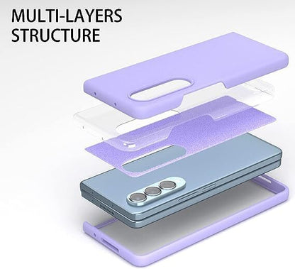 Valente Liquid Silicone Case Cover For Galaxy Z Fold 5
