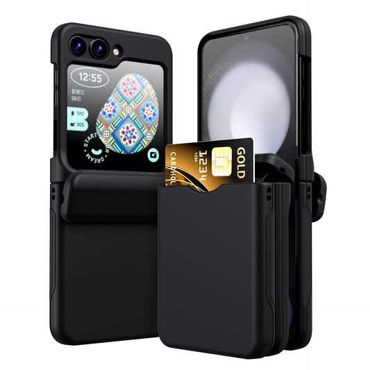 Valente Multifunctional Case for Galaxy Flip 5 - Protective Cover with Card Holder