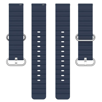 Valente 22mm Ocean Loop Watch Strap for Noise halo, Colorfit Pro 3,Colorfit Ultra,Oneplus Watch,Fossil Gen 5E 44mm, Gen 5(44mm),firebolt Invincible Plus, Legacy,cobra,Pebble Cosmos Luxe 2.0.