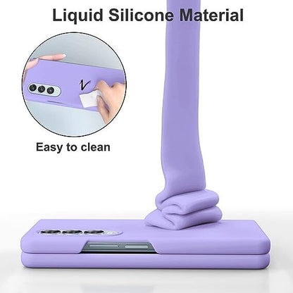 Valente Liquid Silicone Case Cover For Galaxy Z Fold 5