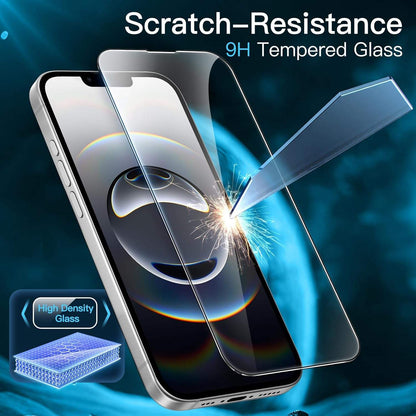 Valente Tempered Glass – For Apple iPhone 15 – 9H, Anti-Fingerprint, Scratch-Resistant