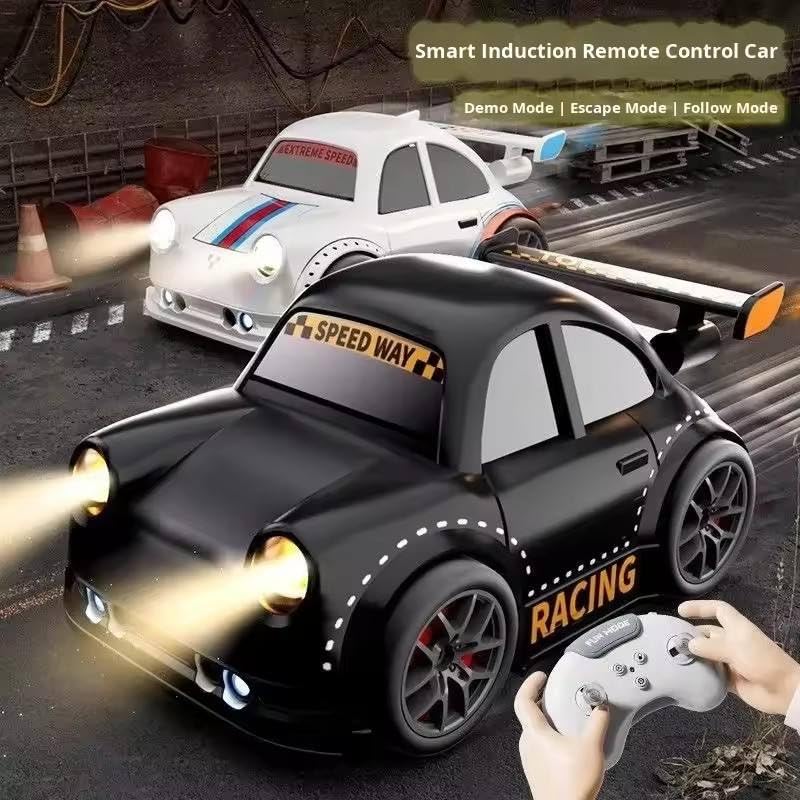 Toymigo Multifunctional RC Drift Car with Remote Control | High Speed Toy Car with Inductive Follow Mode & Escape Mode | Rechargeable Racing Car for Kids