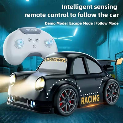 Toymigo Multifunctional RC Drift Car with Remote Control | High Speed Toy Car with Inductive Follow Mode & Escape Mode | Rechargeable Racing Car for Kids