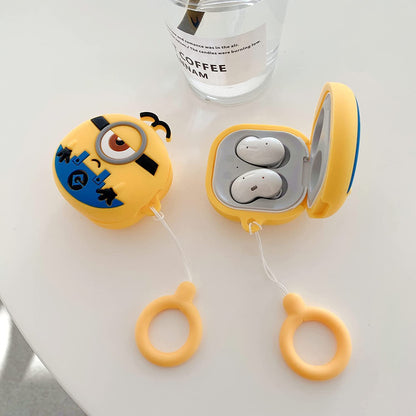 Valente Silicone Case Cover for Samsung Galaxy Buds FE (2023), Buds 2 Pro (2022), Buds 2 (2021), Buds Pro (2021), and Buds Live (2020)