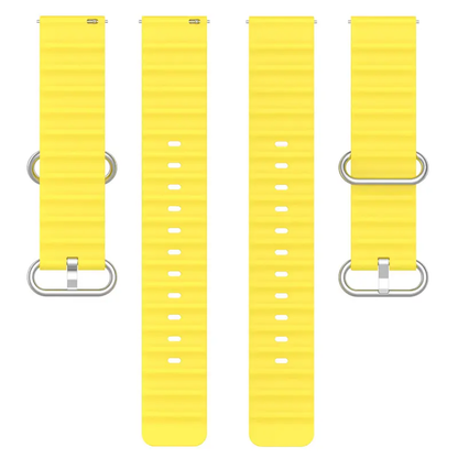 Valente 22mm Ocean Loop Watch Strap for Noise halo, Colorfit Pro 3,Colorfit Ultra,Oneplus Watch,Fossil Gen 5E 44mm, Gen 5(44mm),firebolt Invincible Plus, Legacy,cobra,Pebble Cosmos Luxe 2.0.