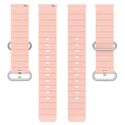 Valente 22mm Ocean Loop Watch Strap for Noise halo, Colorfit Pro 3,Colorfit Ultra,Oneplus Watch,Fossil Gen 5E 44mm, Gen 5(44mm),firebolt Invincible Plus, Legacy,cobra,Pebble Cosmos Luxe 2.0.