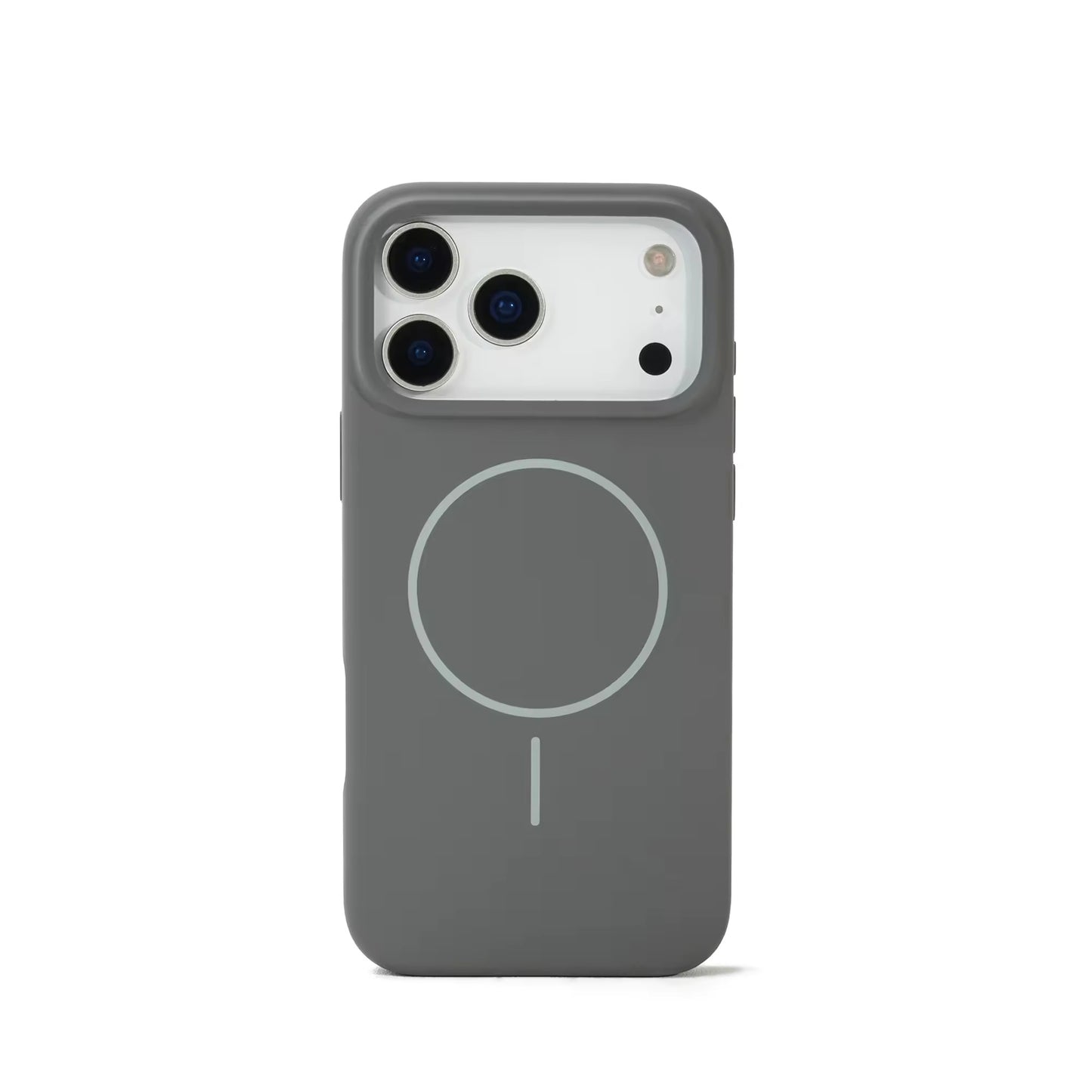 Valente Silicone Magnetic Back Case Compatible with iPhone 17 pro Max – Soft Touch Shockproof Protective Cover