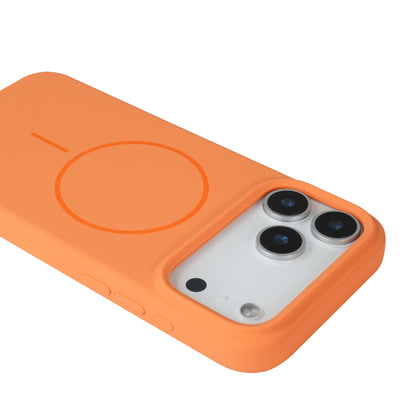 Valente Silicone Magnetic Back Case Compatible with iPhone 17 pro Max – Soft Touch Shockproof Protective Cover