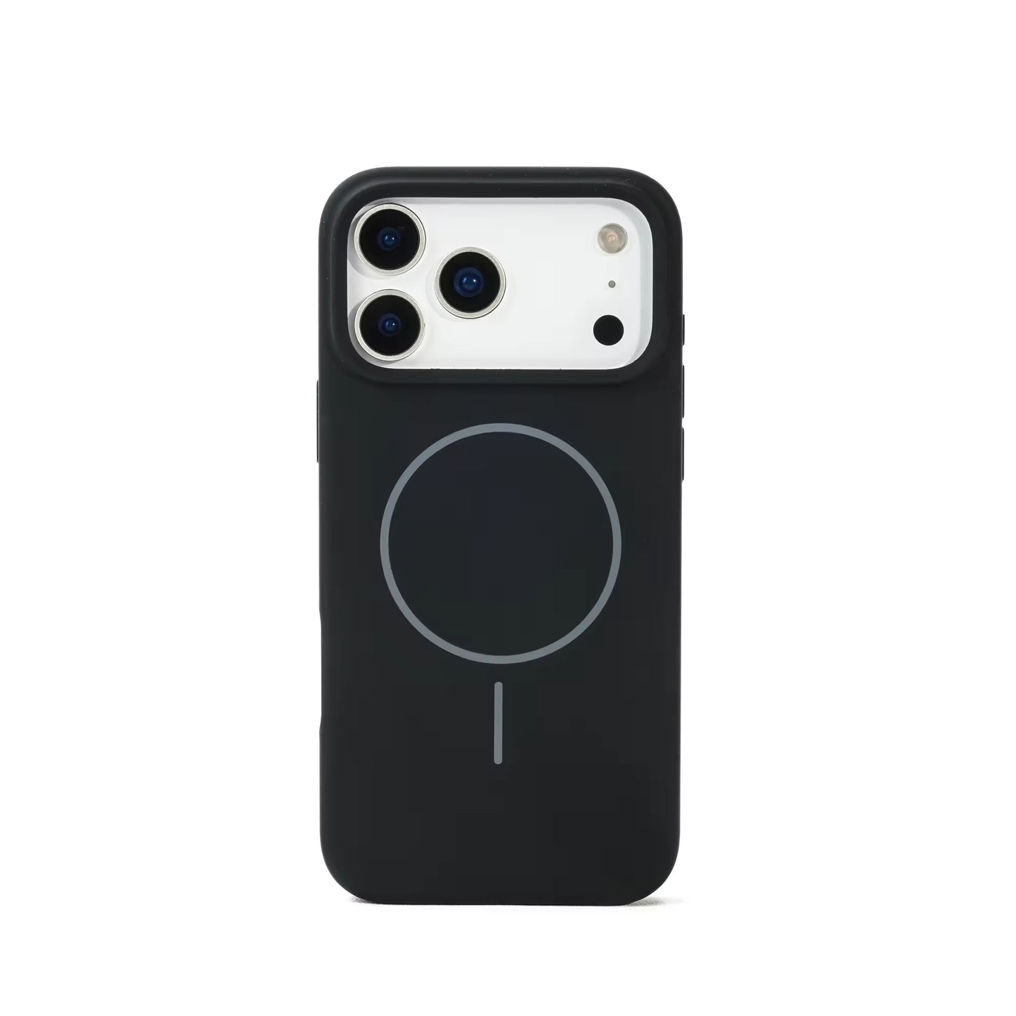 Valente Silicone Magnetic Back Case Compatible with iPhone 17 pro Max – Soft Touch Shockproof Protective Cover