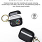 Valente Silicone Case for AirPods 4 - Protective Cover with Classic Controller Design and Keychain