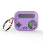 Valente Silicone Case for AirPods 4 - Protective Cover with Classic Controller Design and Keychain