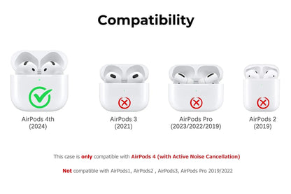 Valente Silicone Case for AirPods 4 - Enhanced Protection and Portability