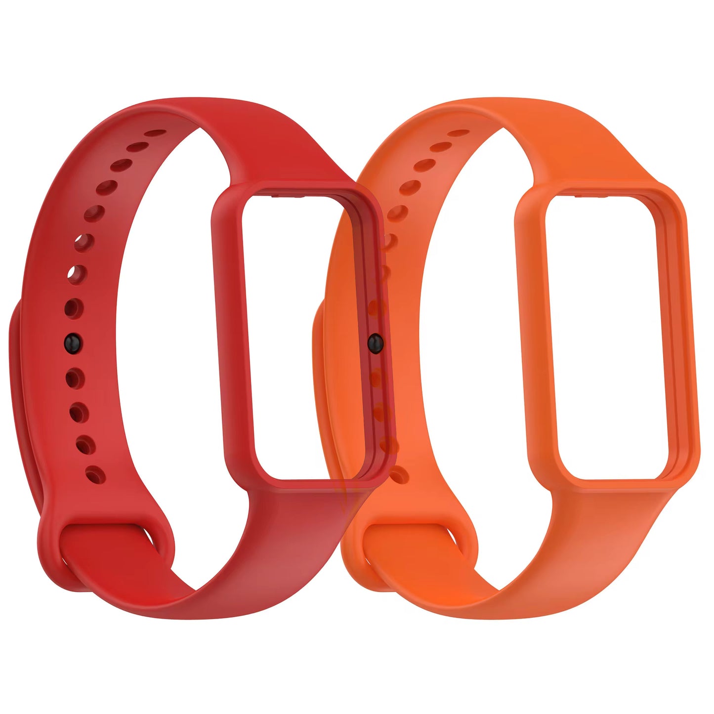 Valente Soft silicone watch bands Compatible with Amazfit Band 7 (Pack of 2)