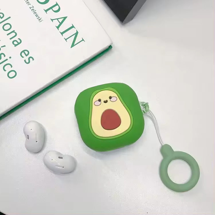 Valente silicone buds case avocado design for Samsung Galaxy Buds FE Buds 2 Pro