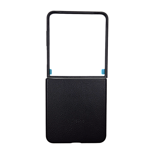 Valente Leather Case Compatible with Samsung Galaxy Z Flip 7 – Premium PU Leather Protective Cover with Slim Fit, Shockproof & Scratch Resistant Design