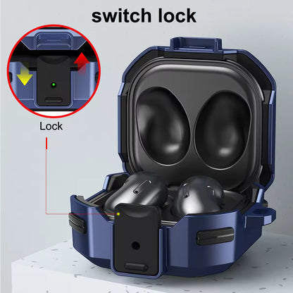 Valente Robust Protective Case for Samsung Galaxy Buds FE (2023), Buds 2 Pro (2022), Buds 2 (2021), Buds Pro (2021), Buds Live (2020)